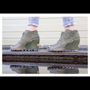 Sorel Joanie Mesh Wedge Booties